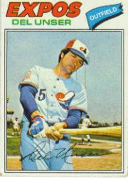 1977 Topps Baseball Cards      471     Del Unser